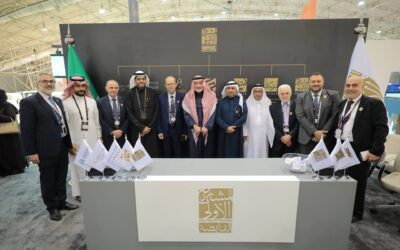 Visit of His Royal Highness Prince Khalid bin Talal bin Abdulaziz to the ‘First Projects Holding’ booth at Restatex Riyadh 2025 Exhibition.