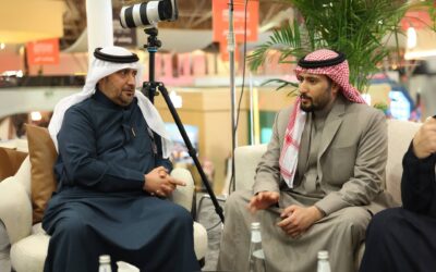 زيارة صاحب السمو الأمير فهد آل سعود لجناح المشاريع الأولى القابضة في ريستاتكس 2025